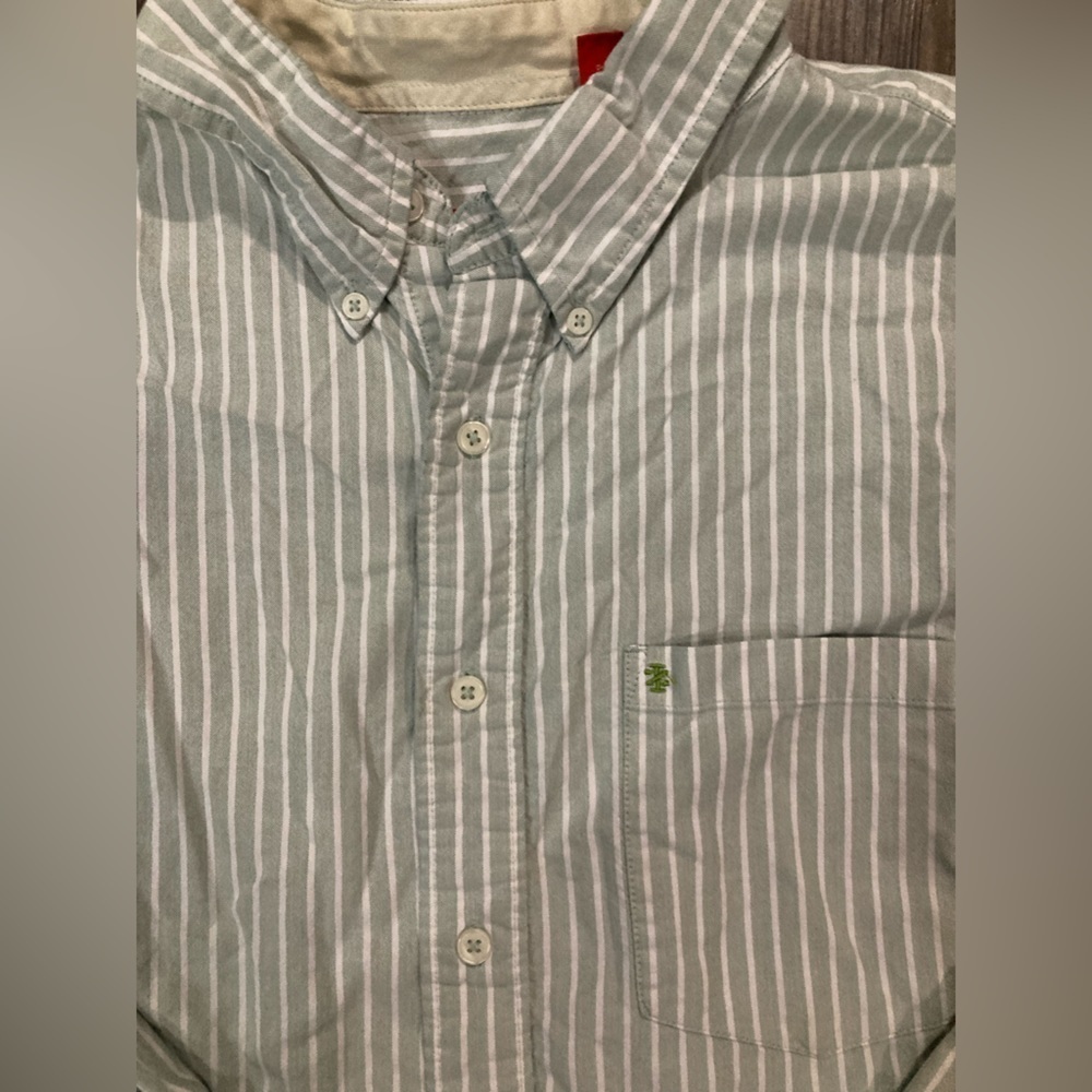 🌟 2/$22 🌟 IZOD Men’s XXL Green Casual Button Down Shirt